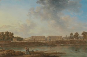 A View of Place Louis XV by Alexandre Jean Noel